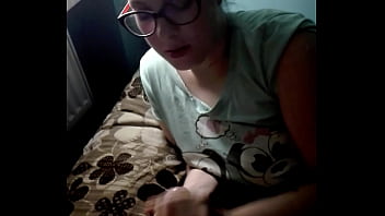 Preview 3 of Hindi Xxx Videos Dil Peck - Wife sexy handjob with big cumshot