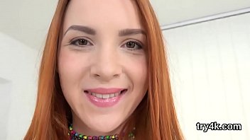 Preview 1 of Sunny Leone 720 P Hd Video - Lovesome teenie gives oral pleasure in pov and gets narrow pussy rode