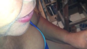 Preview 1 of Shower Busty Porn - Abuela Mamando 2