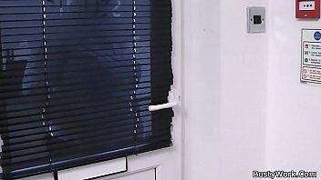 Preview 1 of Manipur Pangal - Fucking busty blonde chick at work