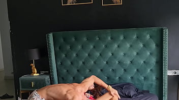 Preview 1 of Boobs N - the famous neighbor fucks me hard in bed until he cums creampied