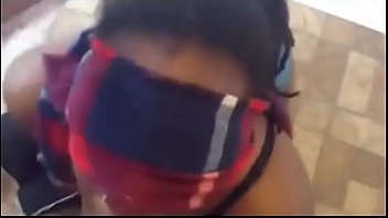 Preview 4 of Chuby Escort - NASTY EBONY FREAK BLINDFOLD SUCKING BBC