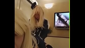 Preview 1 of Dick Too Big For Tight Virgin - Shimakaze Atago Crossplay 1