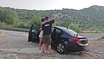Preview 1 of Bagi Xxx Videos - Blowjob on a public road