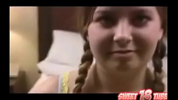 Preview 1 of Bbw Lotiontits - chubby teen braces first audition