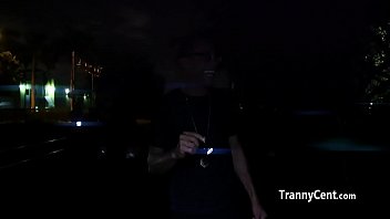 Preview 1 of A Night Affair - Guys fucked tranny in threesome