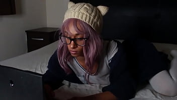 Preview 1 of Russian Girl Violated Anal - Ransomware Geek Girl Gets Hacked Teaser