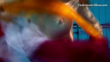 Preview 3 of Eh Liyeiy - Edwiga teen Russian swims in clothes at night