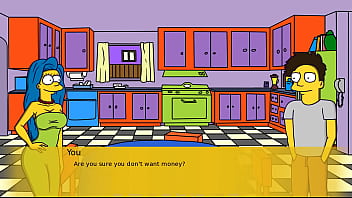 Preview 4 of Mewati Beeg - The Simpson Simpvill Part 4 Marge Is Naked And Wet By LoveSkySanX