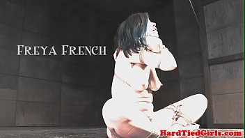 Preview 1 of Alax Momxx - Busty bdsm sub tied up and toyed by maledom