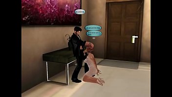 Preview 1 of Amercan Pron - Slutty milf sucking monster cock