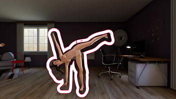 Preview 4 of Gag Clamp - Taste Of Seduction Review - Part 7 Naked Yoga!!! By LoveSkySan69