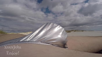 Preview 2 of Curvy Nice Tit Bj - XnxxJohn beach silver thong