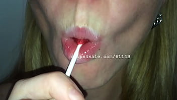 Preview 2 of New Sexxi Girlfriend - Mouth Fetish - Jessika Eating a Lollipop