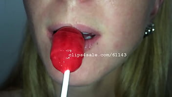 Preview 3 of New Sexxi Girlfriend - Mouth Fetish - Jessika Eating a Lollipop