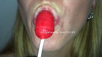Preview 1 of New Sexxi Girlfriend - Mouth Fetish - Jessika Eating a Lollipop