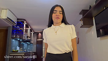 Preview 2 of Babi Vs Black - My stepdaughter comes home late because she&#039_s with her classmates,  but she has no choice but to pay her punishment with sex