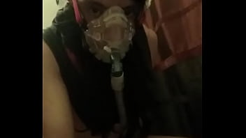 Preview 4 of Mom Ded Body - Penis tickeling oxygen mask fun 2