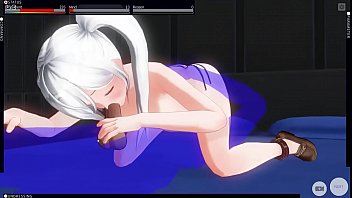 Preview 2 of Only Girls Sex Game - Nakiri Alice love to blow his master 3 - Custom Maid 3D 2