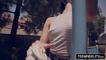 Preview 2 of Vidio Porn Anak Ngentot Mama - TEENFIDELITY Exotic Teen Filled to the Brim With Cum
