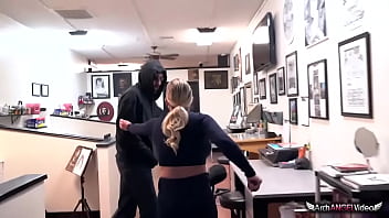 Preview 1 of Hard Caning Ebony - Bombshell Cali Carter Spicing Things Up