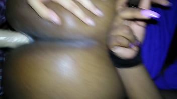 Preview 2 of Jizzbunker - Strap on ebony big ass