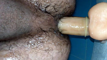 Preview 3 of 16 Yes Sun Old Mom Porn Videos - Hairy ass dildo | Jugando con el consolador en la ba&ntilde_era