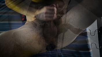 Preview 2 of Romantic Bedroom Porn - FORT TROFF: Peter Matthews uses robo-rimmer while jerking for intense orgasm
