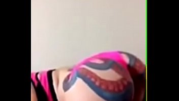 Preview 2 of Legs In M - tattooed ass twerk