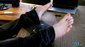 Preview 1 of Xxxexs L - Toned Ty Evans jacks his cock off in front of his computer