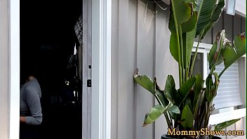 Preview 1 of Forced Ass Worship - Les milf scissoring with busty stepdaughter
