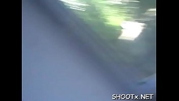 Preview 1 of Japan Bus Vlog Sex Bus - Legal age teenager gets stretched out
