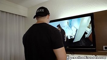 Preview 1 of Lesbian Sr - Facialized hooker pussyfucked after arrest