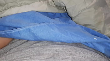 Preview 1 of Diddle Clit - Three University Students Masturbate Under the Blanket to Avoid Getting Caught