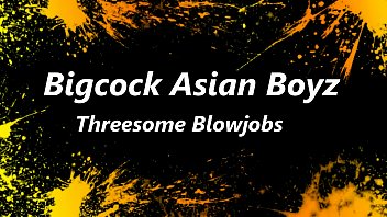 Preview 1 of Bareback Anal Creampies - Asian Boyz Threesome Blowjobs