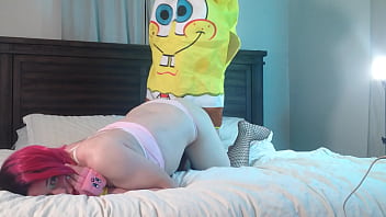 Preview 3 of 8 Film Bf - Spongebob Fucks Transgender in Chastity