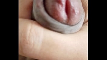 Preview 3 of Ixnxx Hd Com - Jacking off my uncircumcised cock,  extreme closeup. July 23,  2024.