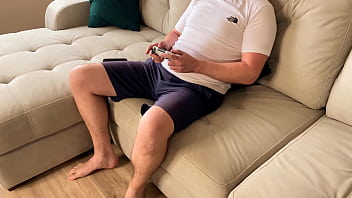 Preview 1 of Sister Fux Com - Stepmom and Stepson Caught Each Other Masturbating and Fucked - Russian Amateur with Conversations