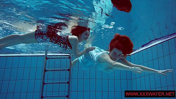 Preview 2 of Cum Tribute To Md - Big titted hairy and tattoed teens in the pool