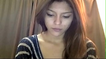 Preview 1 of Ashleen Cums - amazing cute teen latina bating with screwdriver on webcam