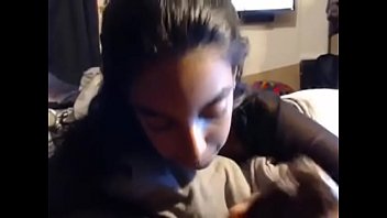 Preview 3 of Slutty Wife Fukks Hard With - pov horny teen sucks big black cock on webcam