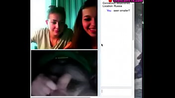 Preview 2 of Hug Big - 2 hot russians ladies laugh at my size on cam sph