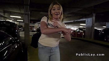 Preview 1 of Halley Feiffer - Picked up in garage and banged outdoor