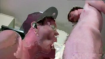 Preview 4 of Hot Srx Videos - Gay sex boys videos s first time A Three Course Meal Of Cock!
