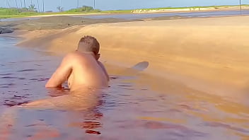 Preview 1 of Bbc Masturbates - Wet and hot Come with me swimming in the lake?????