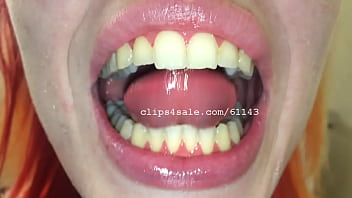 Preview 4 of Bad Girl Getting - Mouth Fetish - Kristy&#039_s Mouth