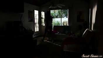 Preview 4 of Amateur Couple Goes At It - Glam teen banged outdoors by her stepdaddy