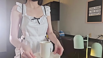 Preview 2 of Assames Sex Rap Video - 大奶女仆用小嘴叫我起床，我把她操的高潮不止