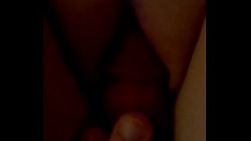 Preview 4 of Cum On Horny Girl - Rubbing Her Pussy With his Shaft