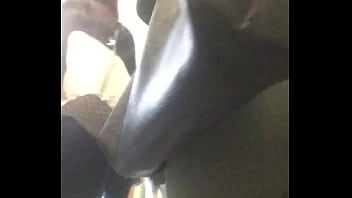 Preview 3 of Girl Spanked Bare Otk - Big ass black girl walks around